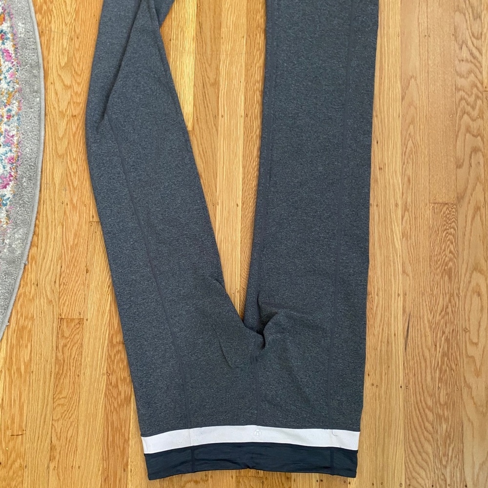 Reversible long grey lulu leggings